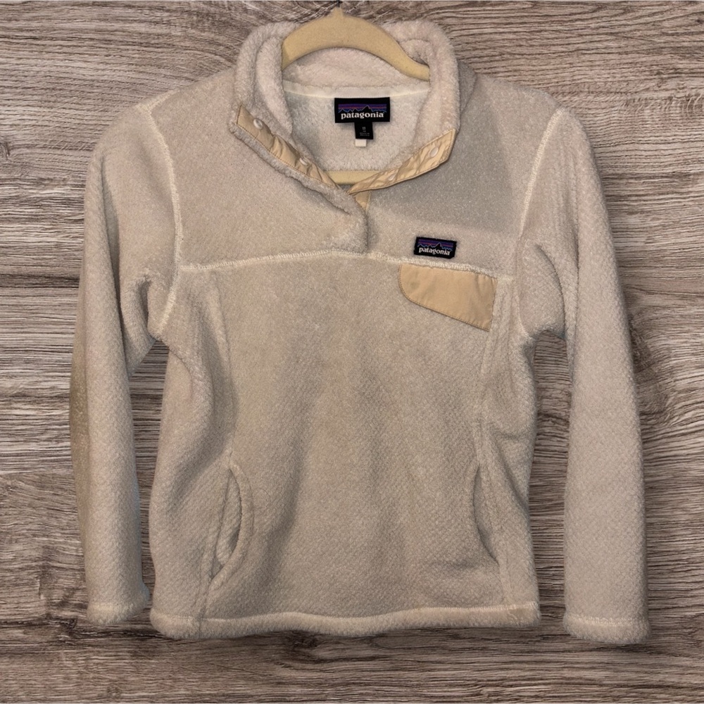 Patagonia Soft White Fleece Jacket